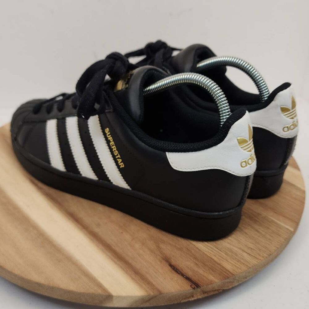 Adidas Superstar ADV Shoes Mens Size 7 Black White - Picture 4 of 12